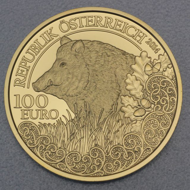 100 Euro Goldmünze Österreich 2014