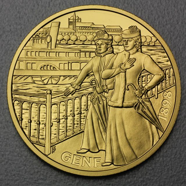 1000 Schilling Goldmünze Österreich 1998 Kaiserin Elisabeth (Sisi)