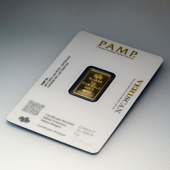 5g PAMP Goldbarren