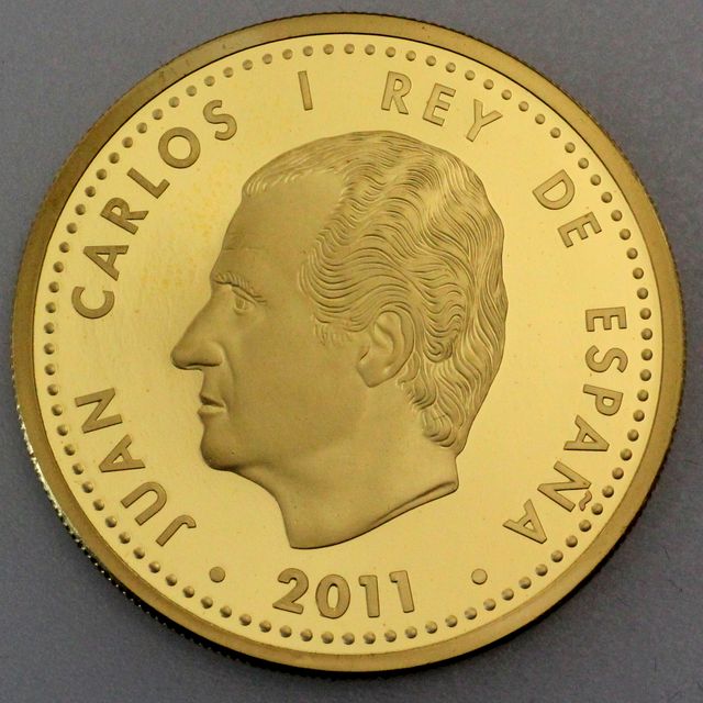 Goldmünze 200 Euro Spanien 2011 Spanische Entdecker Francisco de Orellana