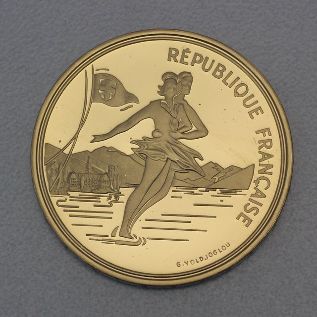 500 Francs Gedenkmünze 1992