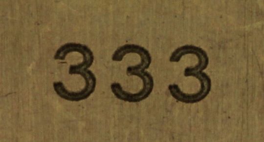 333er Schmuckstempel