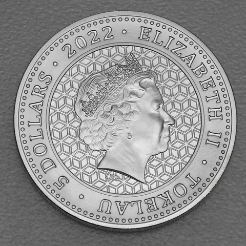 Silbermünze 1oz Tokelau 2022 - Bull & Bear