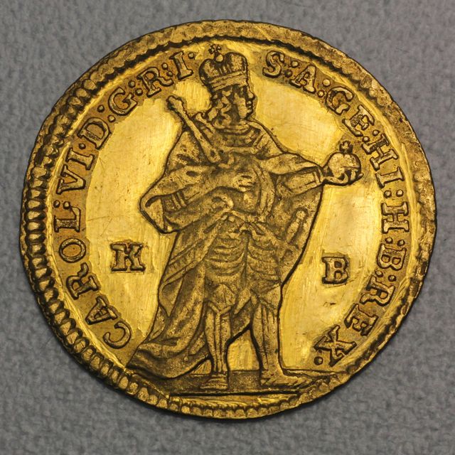 Gold Dukate Ungarn 1734