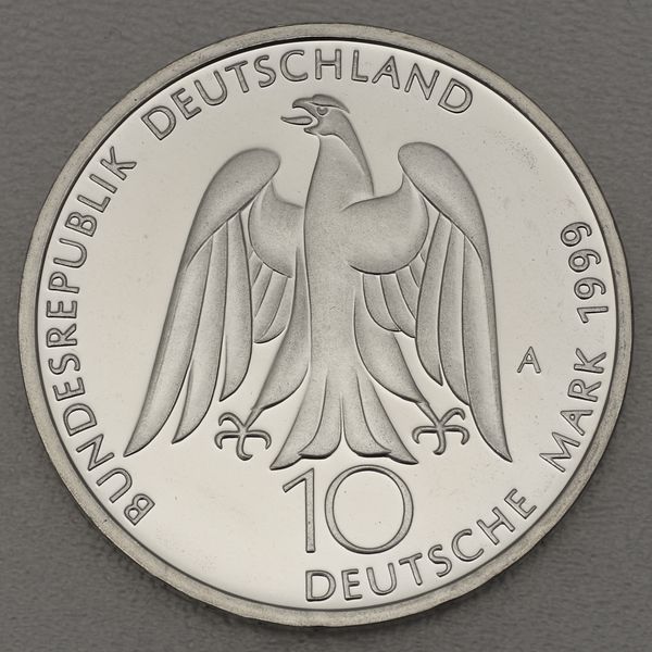 Silbermünze BRD 10 DM 1999