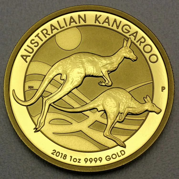 Australien Känguru Goldmünze 2018