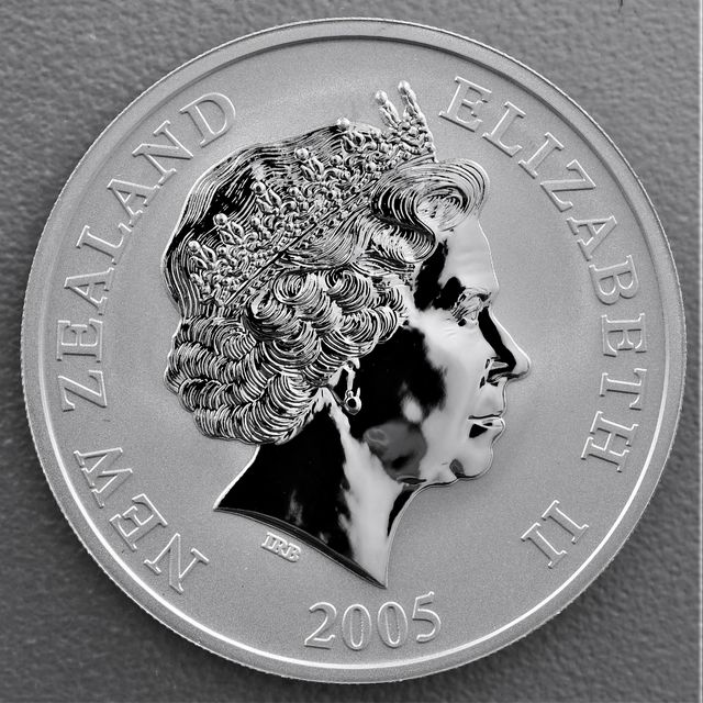 Kiwi Silbermünze 1 oz Neuseeland 2005