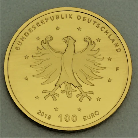 Goldmünze 100 Euro BRD 2018 Augustusburg