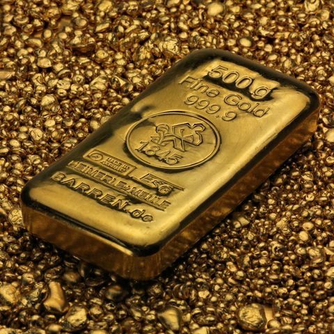 500g Goldbarren