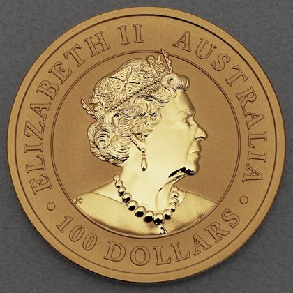 Australian Kangaroo Goldmünze, 2020, Queen Elizabeth II