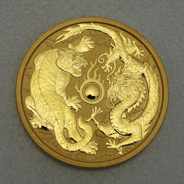Goldmünze 1oz Chinese Myths and Legends Serie - 2019 Dragon & Tiger