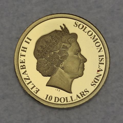 Goldmünze 10 Dollars Salomonen 2019 - Maple Leaf 1/2g  Feingold