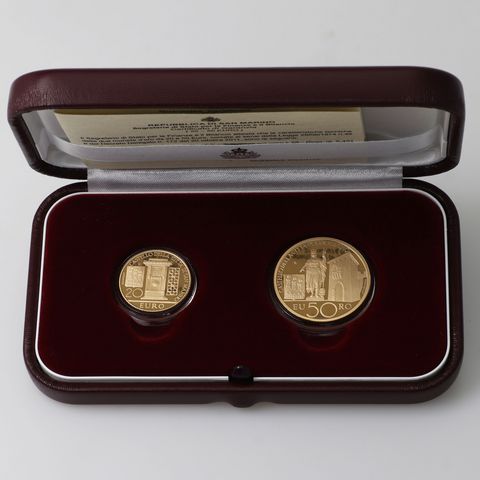 Goldmünzen Set 20 Euro 50 Euro San Marino - 2011 CASTELLO DELLA CITTA DI SAN MARINO