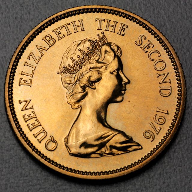 1976 Jahr des Drachen 1000 Dollar Goldmünze (Dragon) Hong Kong