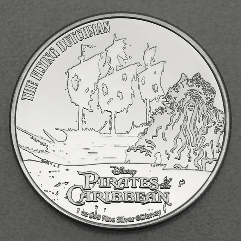 Silbermünze 1oz Niue Pirates of the Caribbean 2021 - The Flying Dutchman