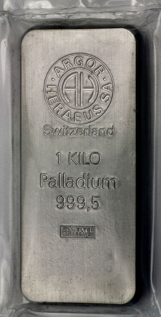 1000g Palladiumbarren