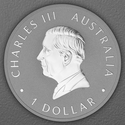 1oz Silbermünze "Australian Emu" 2025, Wertseite