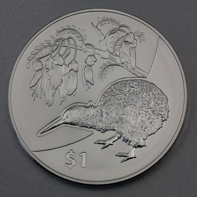 Silbermünze 1oz Neuseeland New Zealand Kiwi 2012