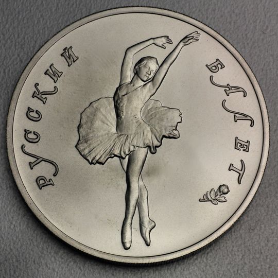 Palladium Ballerina Münze 25 Rubel Russland 1993