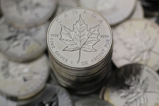 Maple Leaf Silbermünze
