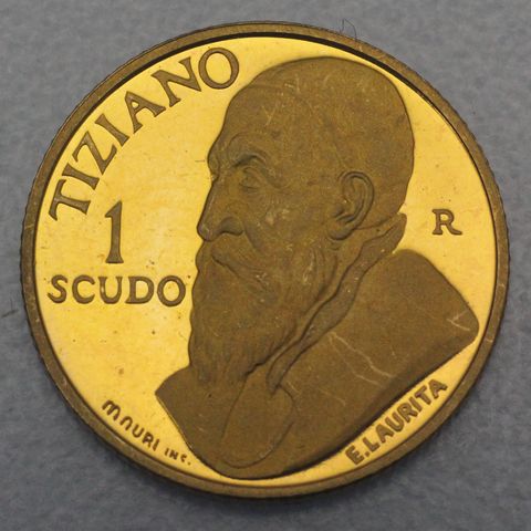 1 Scudo Goldmünze San Marino 2001 - Tiziano