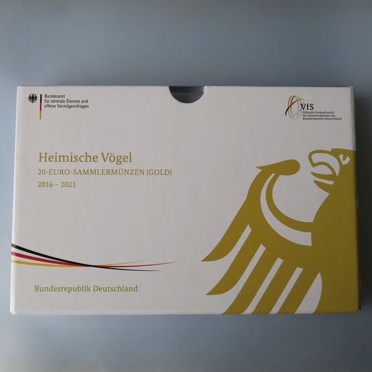 20 Euro Heimische Vögel Sammelbox