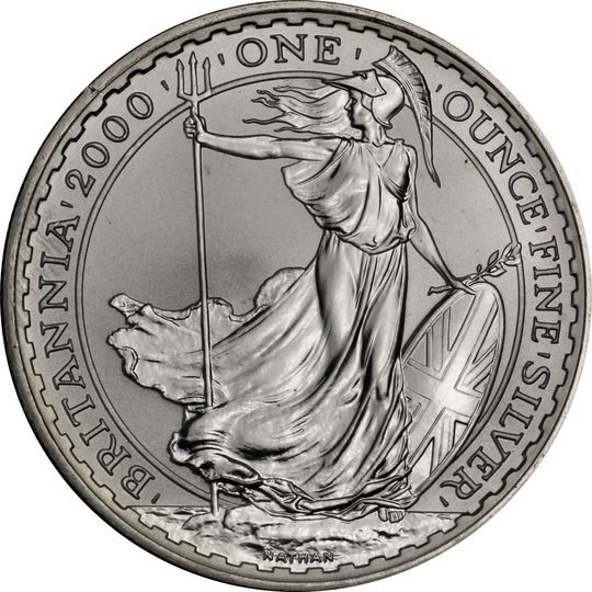 Britannia Silbermünzen