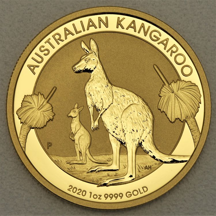 Australien Känguru Goldmünze 2020