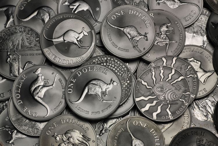 Verschiedene Motive australischer KÄnguru Münzen 1oz