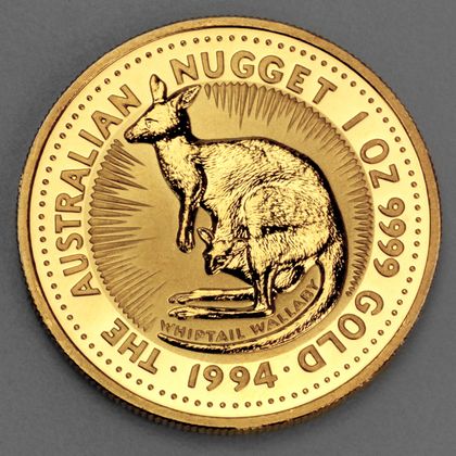 Australian Nugget-Kangaroo, 1oz Goldmünze, 1994