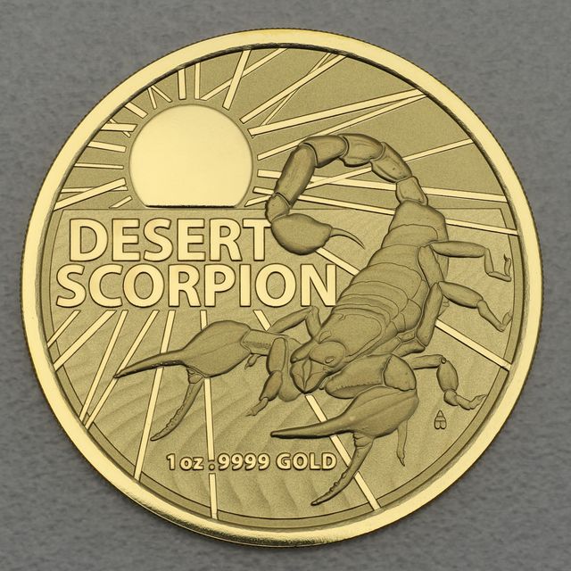 Goldmünze 1oz Australias Most Dangerous - 2022 Desert Scorpion
