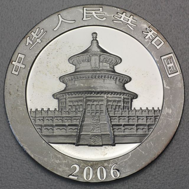 China Panda Silbermünze 2006