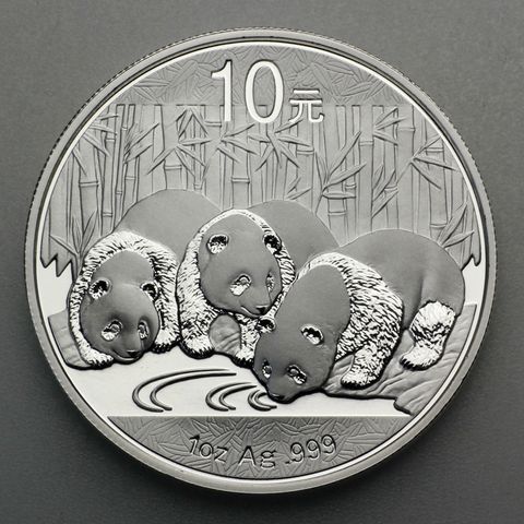 1oz Silbermünze Panda, 2013