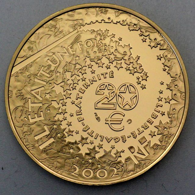 20 Euro Goldmünze Frankreich 2002 Blanche Neige