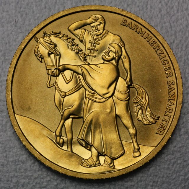 50 Euro Goldmünze Österreich 2003 Nächstenliebe / Samariter