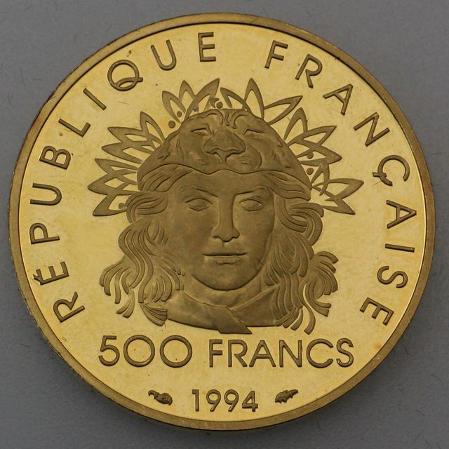500 Francs Gedenkmünzen 1994 - 100 Jahre moderne olympische Spiele