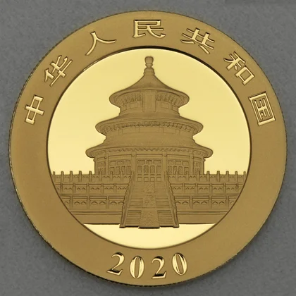 Goldmünze China Panda, 30g, 2020