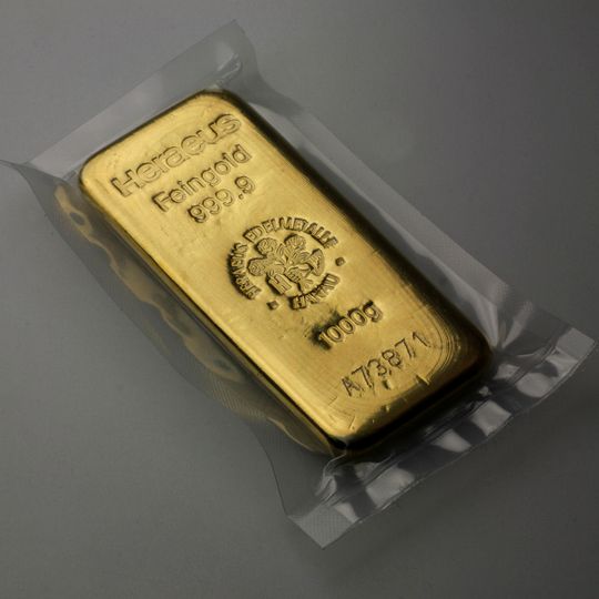 1kg Goldbarren Heraeus