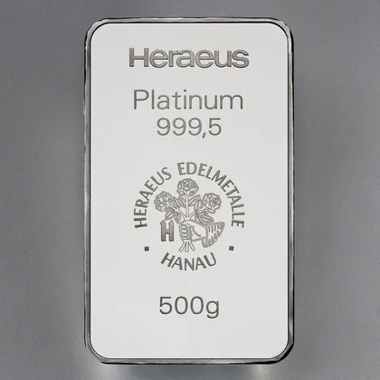 500g Platinbarren