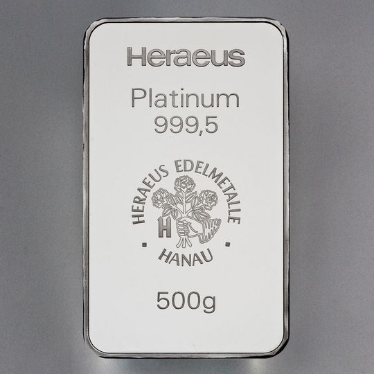 500g Platinbarren