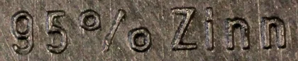 Zinn Stempel
