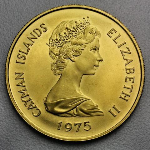 100 Dollar Goldmünze Cayman Islands 1975