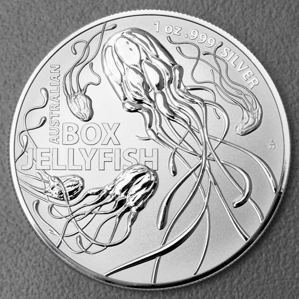 Silbermünze 1oz Australias Most Dangerous - 2023 Box Jellyfish