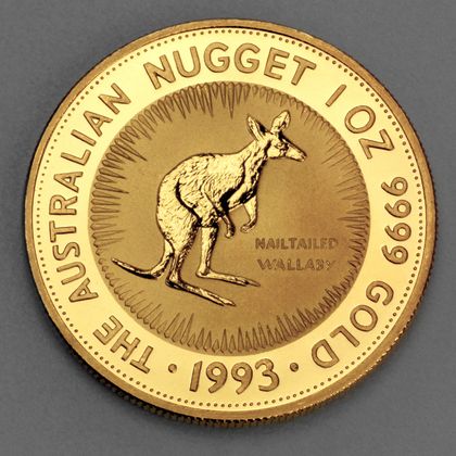 Australian Nugget-Kangaroo, 1oz Goldmünze, 1993