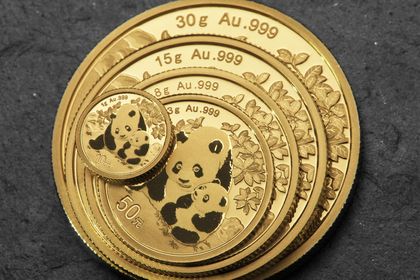 China Panda Goldmünzen 2024
