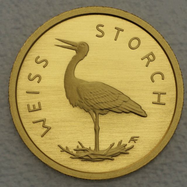 20 Euro Goldmünze 2020 Weißstorch