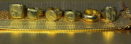 Autobahngold Ringe und Armbänder aus Messing