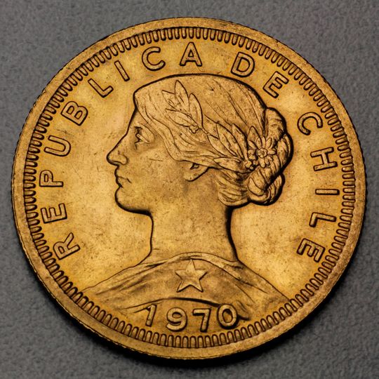 Pesos Goldmünze Chile