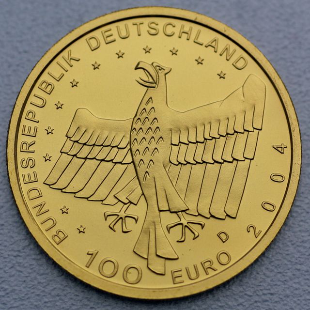 100 Euro Goldmünze BRD Bamberg 2004