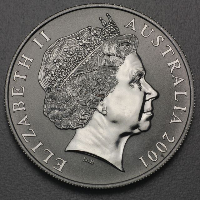 Känguru Silbermünze Australien 2001